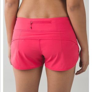 Lululemon Speed Shorts Sz 6